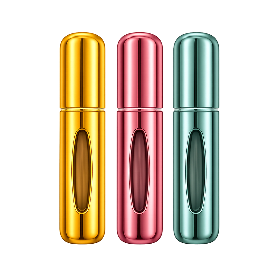 Refillable perfume spray bottle