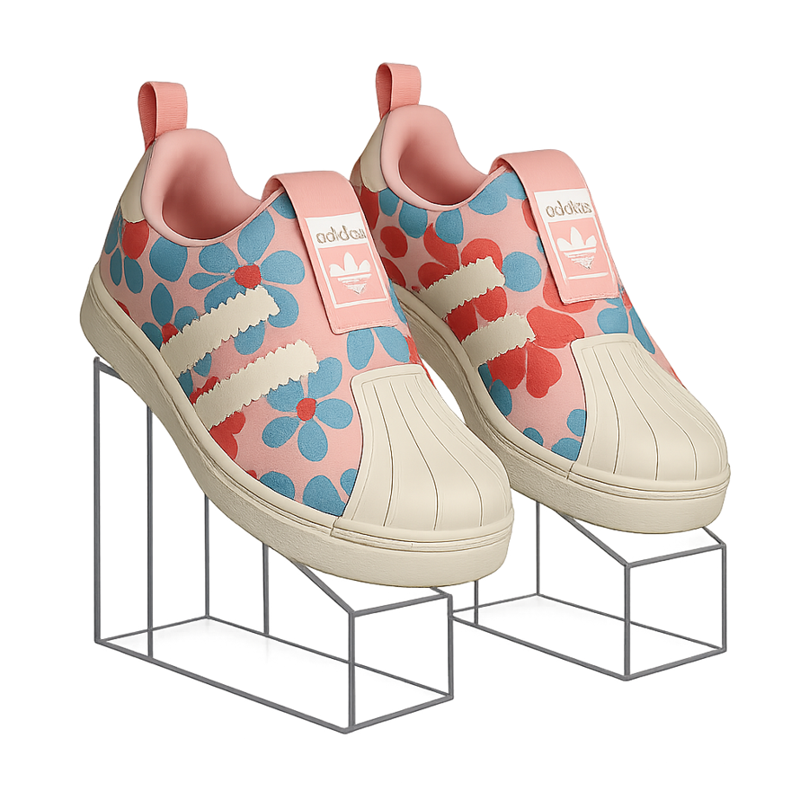 Addidas Floral Pink Sneakers