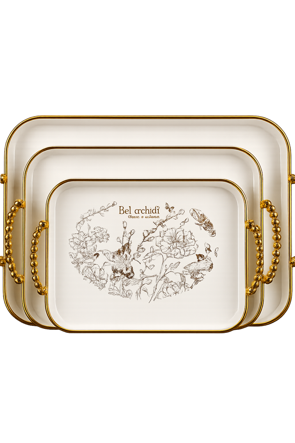 Luxury Gold Serving Tray