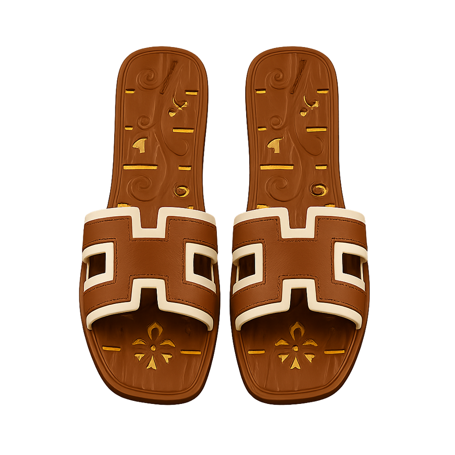 Classic brown slipper..