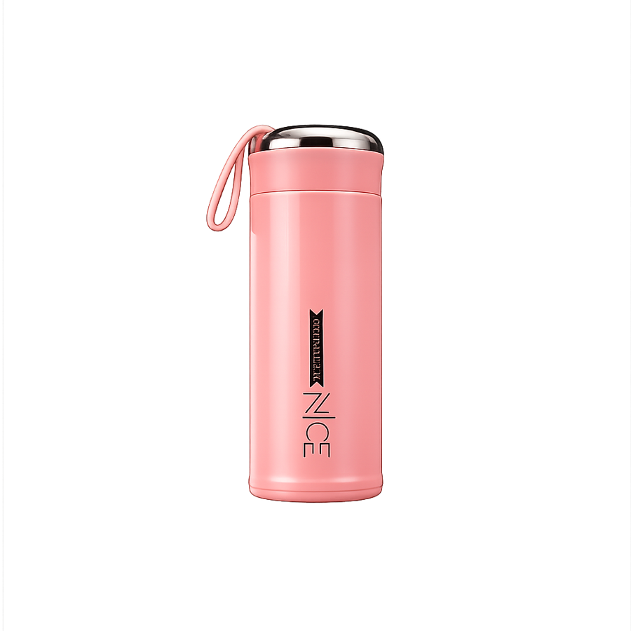 Pink Stainless Steel Vacuum Bottle