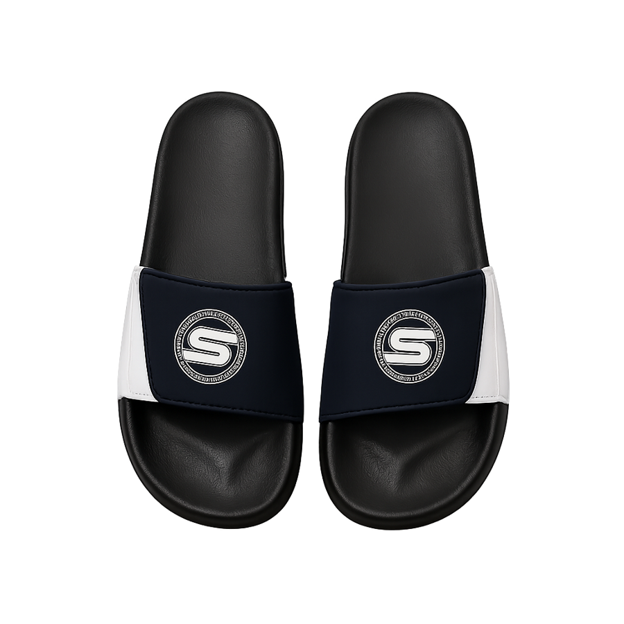  Black & White Sport Slides