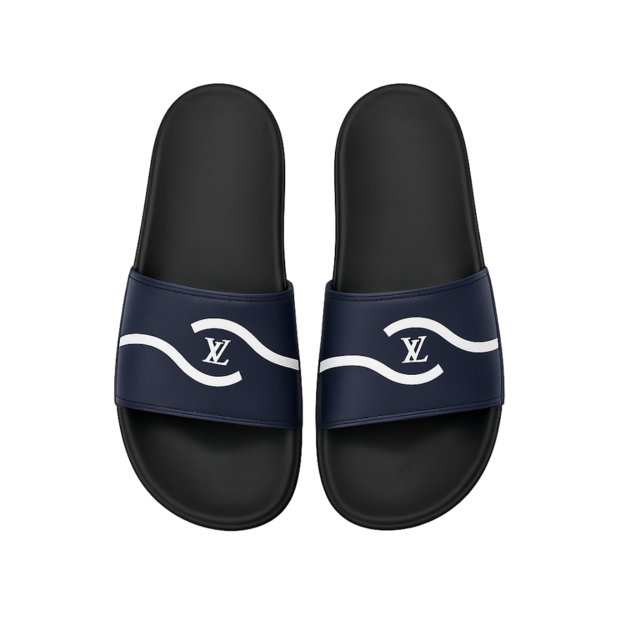 Navy Wave Signature Slides