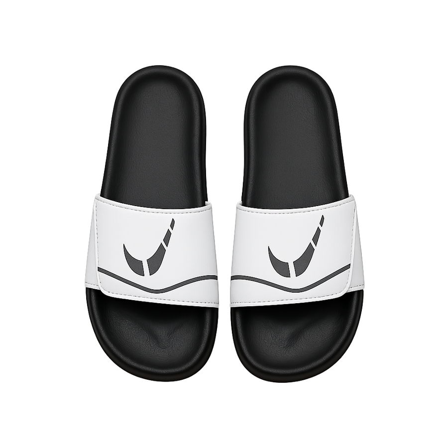 White Curve Sport Slides
