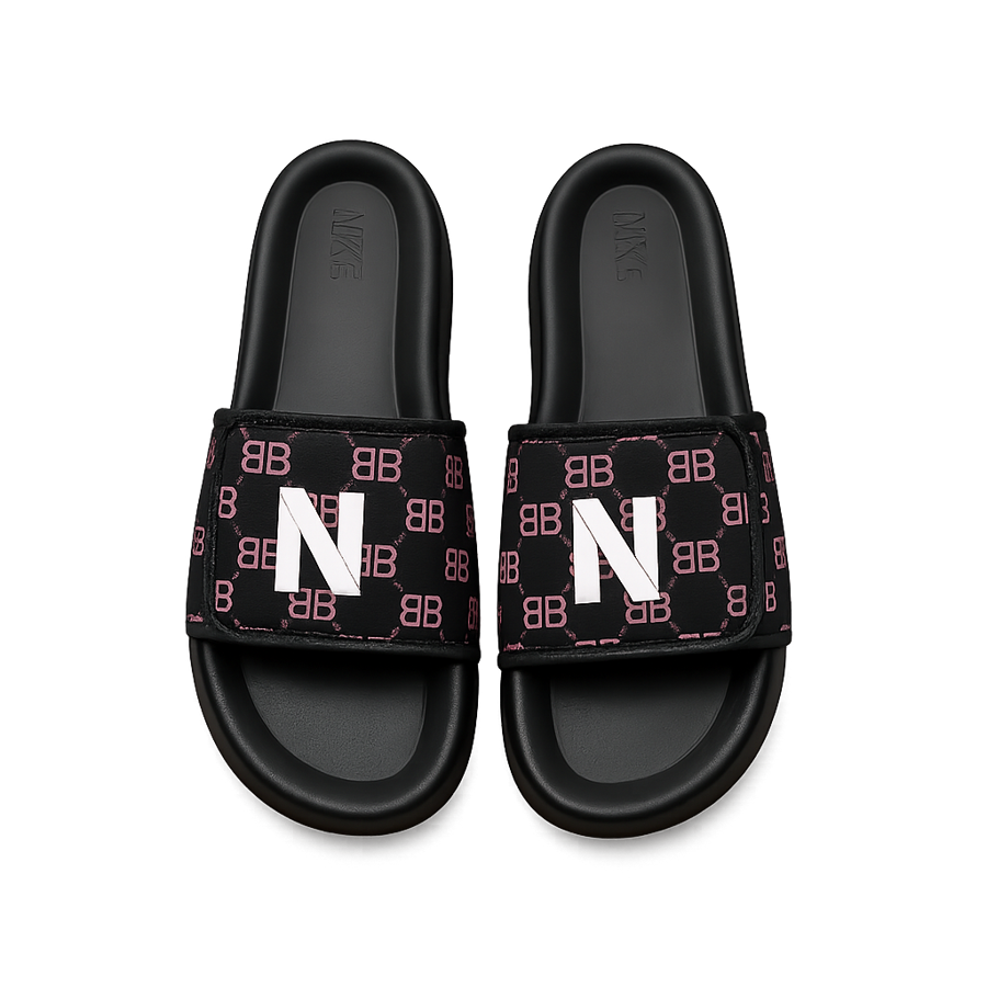 Pink Monogram Slides