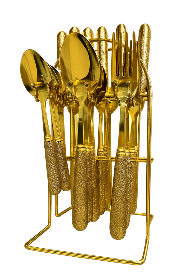 Premium Gold Stainless Steel Cutlery Set