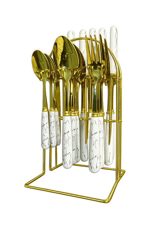  Gold cutlery sets